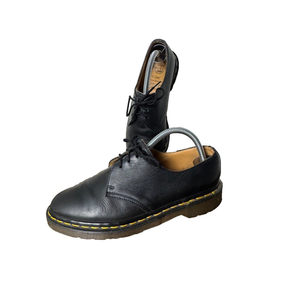Vintage Dr Martens AW 1484 Made in England Black Leather Oxford Men’s US 8 UK 7